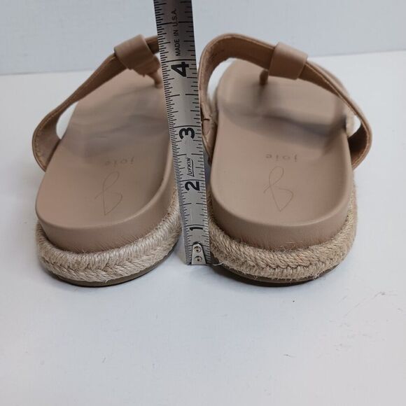 Joie Nacho Women's size 7.5M Thong Cream Faux Leather Sandal - Picture 6 of 11